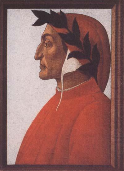 Sandro Botticelli Portrait of Dante Alighieri china oil painting image